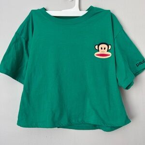 Paul Frank Teal Tee with Iconic Monkey